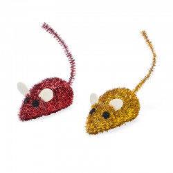 Jouets chat SOURIS Noël (lot de 2)