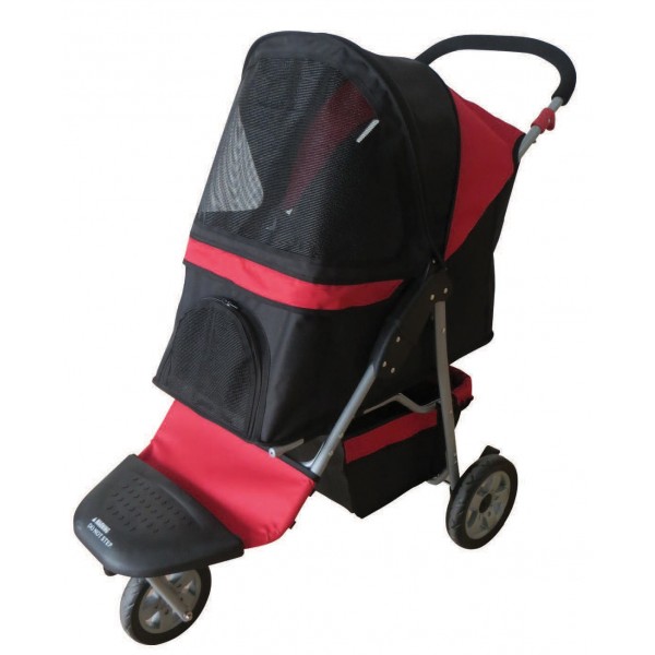 Poussette Pour Chien Noire Et Rouge Holidays