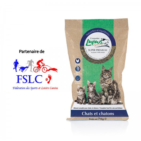 Croquettes Chat Et Chaton Lupus Expert Super Premium